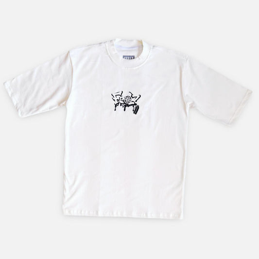 Camiseta Oversized Graffiti Off-White